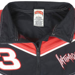 NASCAR (Nutmeg) - Dale Earnhardt Intimidator Embroidered Jacket 1990s Large Vintage Retro