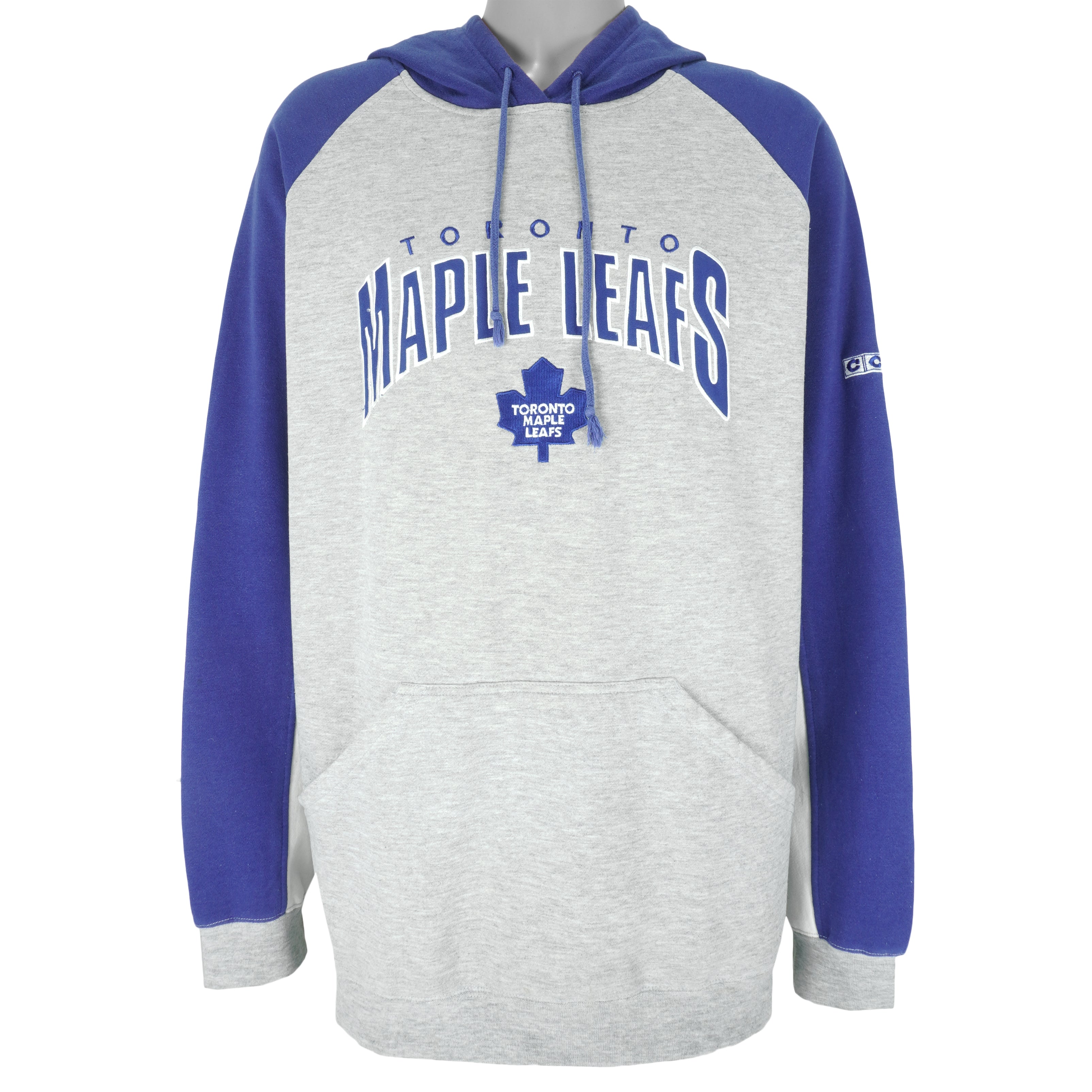 Printify Toronto Maple Leafs 90's Retro NHL Hoodie Light Blue / XL