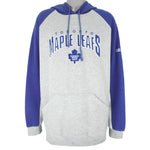 Vintage NHL (CCM) - Toronto Maple Leafs Hoodie Sweatshirt 1990's X-Large Hockey Retro