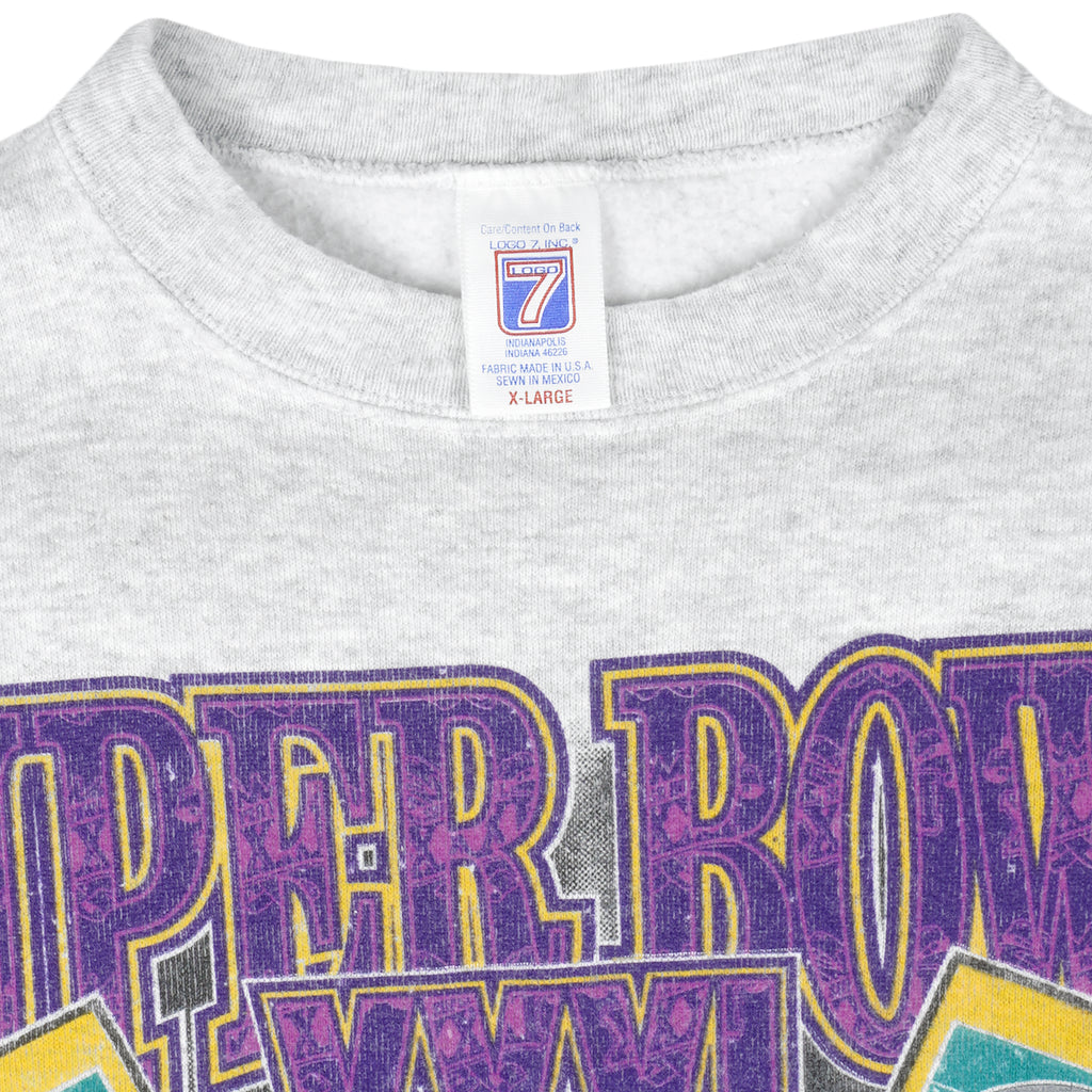 NFL (Logo 7) - Green Bay Packers VS Patriots Tickets Sweatshirt 1997 X-Large Vintage Retro Football