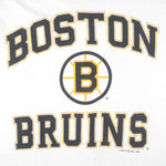 NHL (Logo 7) - Boston Bruins Big Logo T-Shirt 1993 Large Vintage Retro Hockey