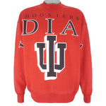 NCAA (Cliff Engle) - Indiana Hoosiers Spell-Out Crew Neck Sweatshirt 1990s Large