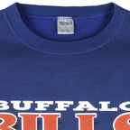 NFL (Trench) - Buffalo Bills AFC Champs Crew Neck Sweatshirt 1992 Large Vintage Retro Football