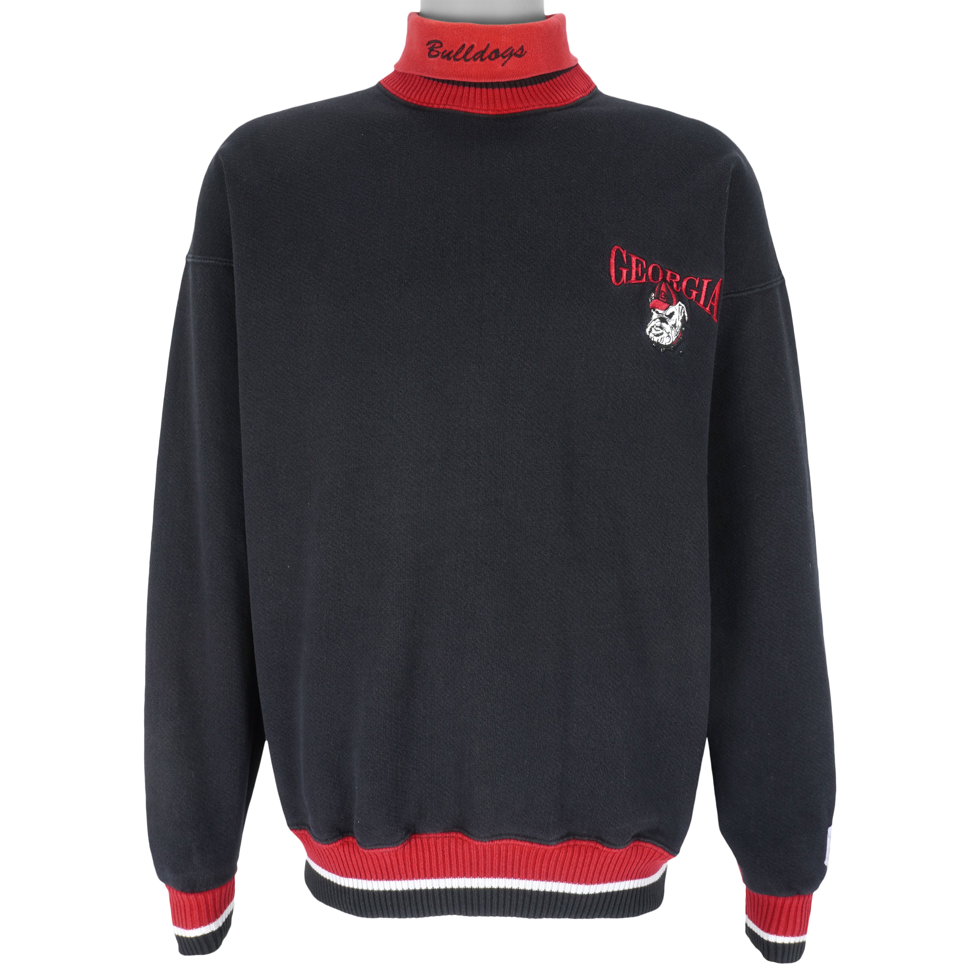 NCAA (The Game) - Georgia Bulldogs Turtleneck Sweatshirt 1990s Large Vintage Retro Football College