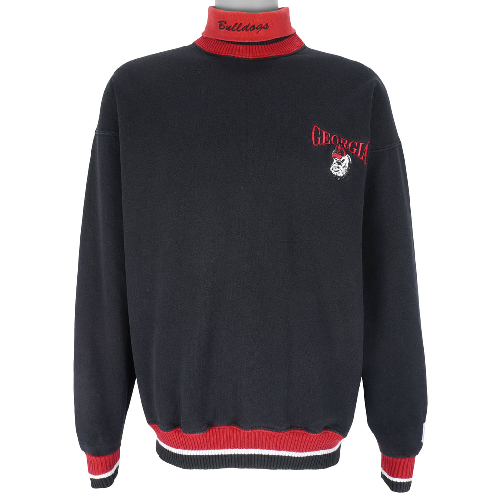 NCAA (The Game) - Georgia Bulldogs Turtleneck Sweatshirt 1990s Large Vintage Retro Football College