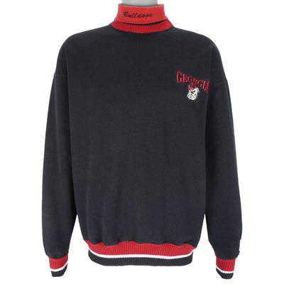 NCAA (The Game) - Georgia Bulldogs Turtleneck Sweatshirt 1990s Large