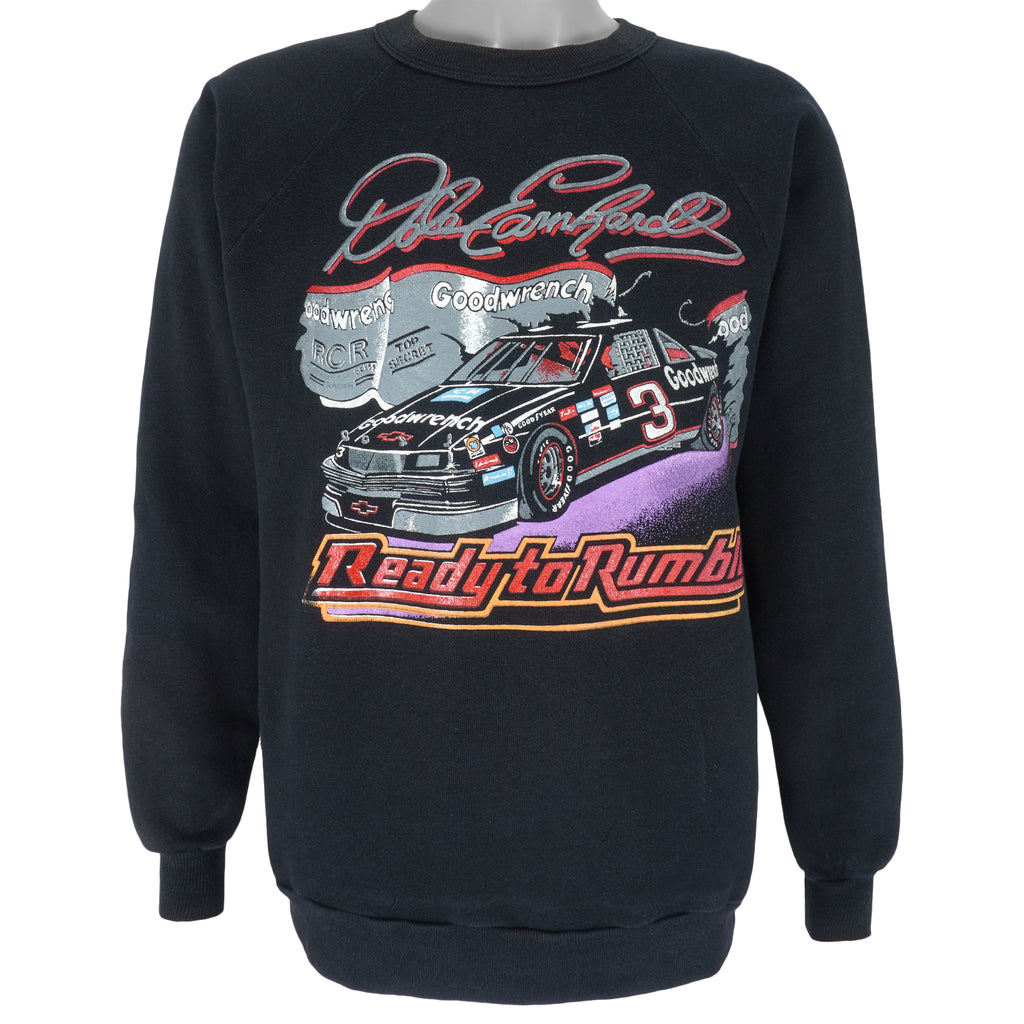 NASCAR - Dale Earnhardt Ready To Rumble Crew Neck Sweatshirt 1990s X-Large Vintage Retro
