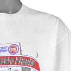 NBA (Salem) - World Championship Finals Blazers VS Pistons T-Shirt 1990 X-Large Vintage Retro Basketball