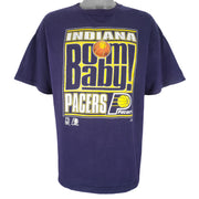 NBA (Logo 7) - Indiana Pacers T-Shirt 1990s X-Large Vintage Retro Basketball