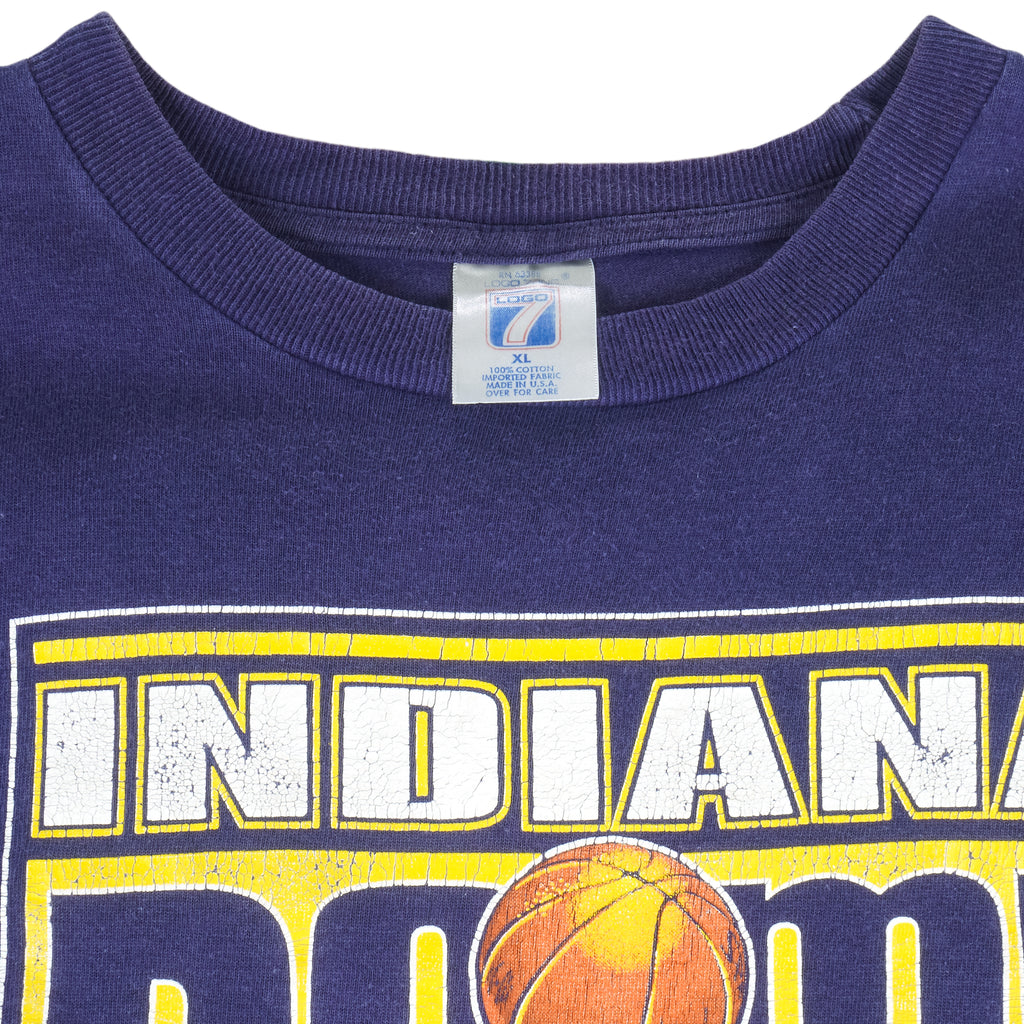 NBA (Logo 7) - Indiana Pacers T-Shirt 1990s X-Large Vintage Retro Basketball