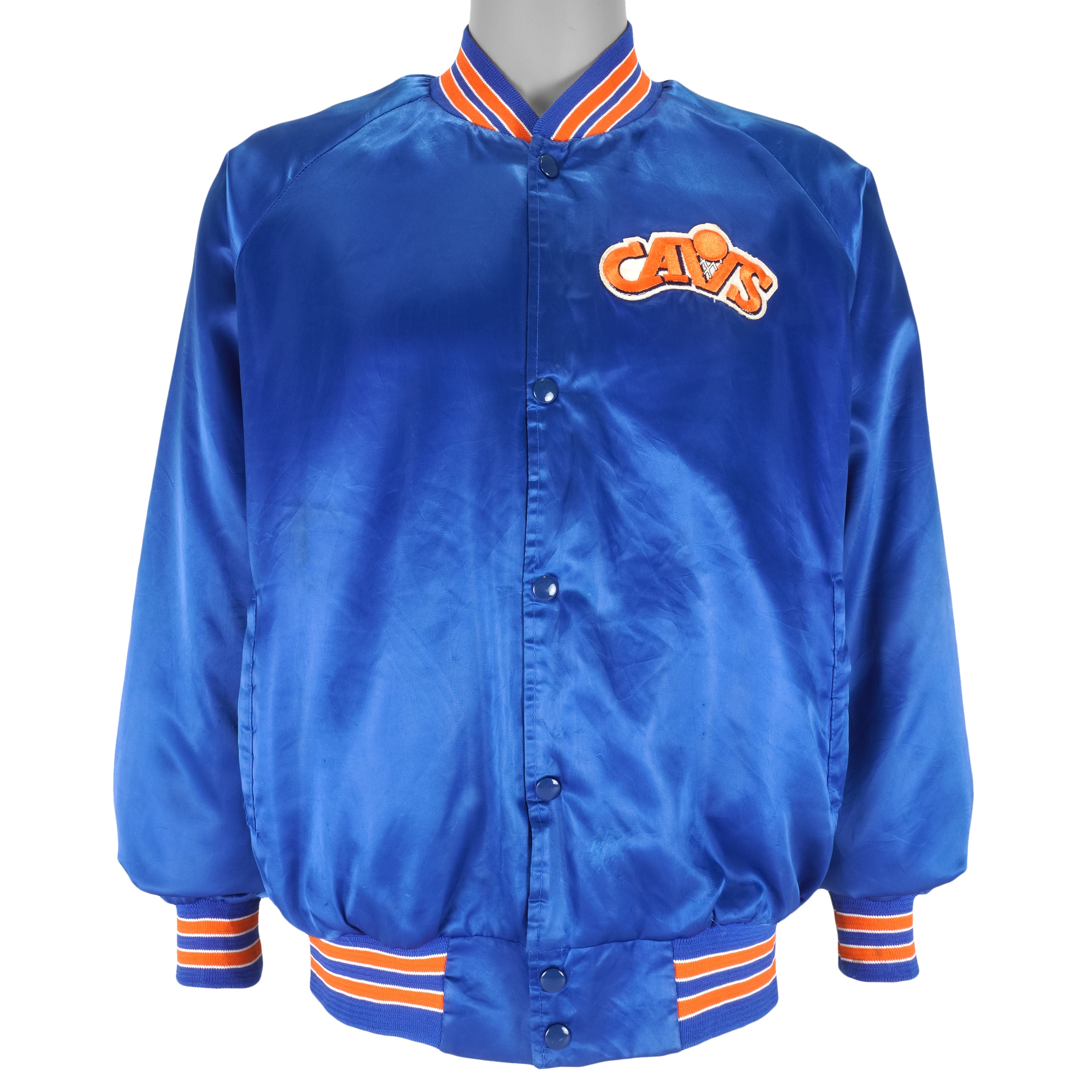 NBA (Chalk Line) - Cleveland Cavaliers Satin Jacket 1990s X-Large Vintage Retro Basketball