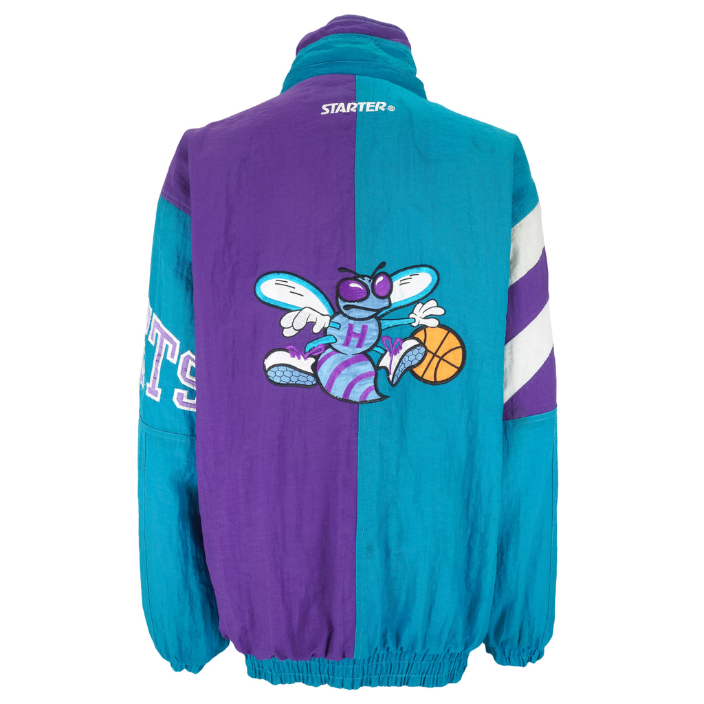 Starter - Charlotte Hornets Embroidered Jacket 1990s X-Large Vintage Retro Basketball