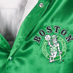 NBA (Swingster) - Boston Celtics Satin Jacket 1990s Large Vintage Retro Basketball
