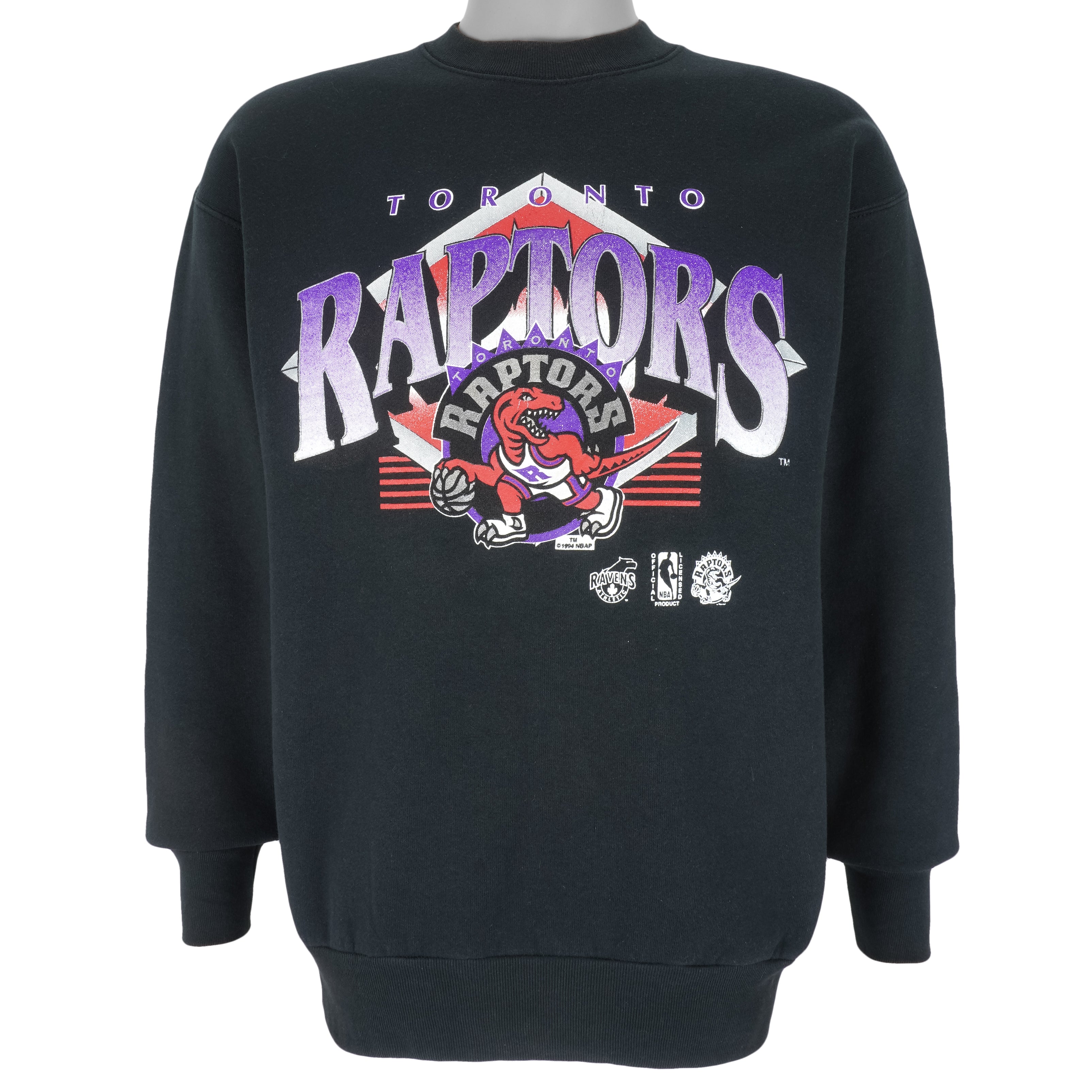 NBA - Toronto Raptors Crew Neck Sweatshirt 1994 Large Vintage Retro Basketball
