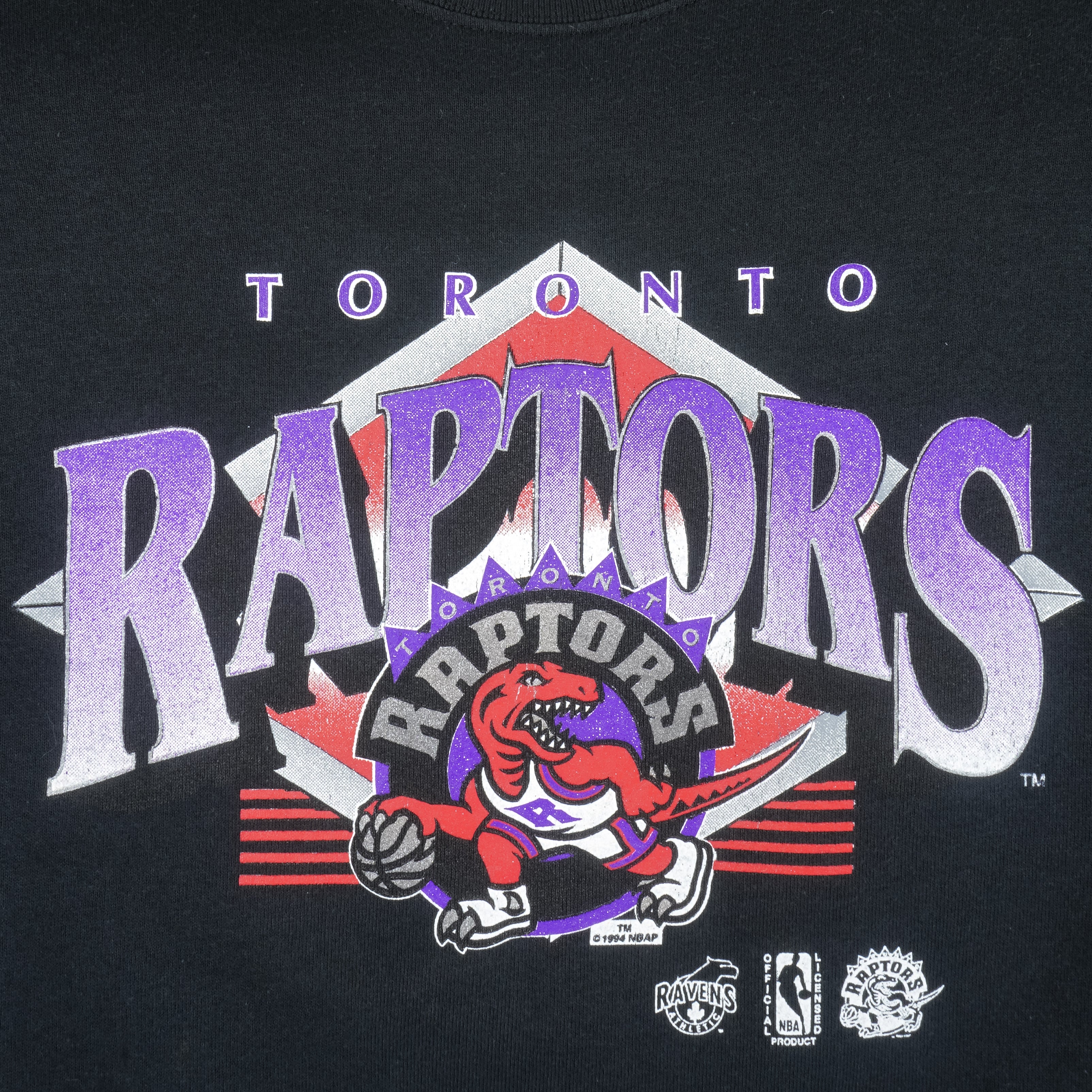 NBA - Toronto Raptors Crew Neck Sweatshirt 1994 Large Vintage Retro Basketball