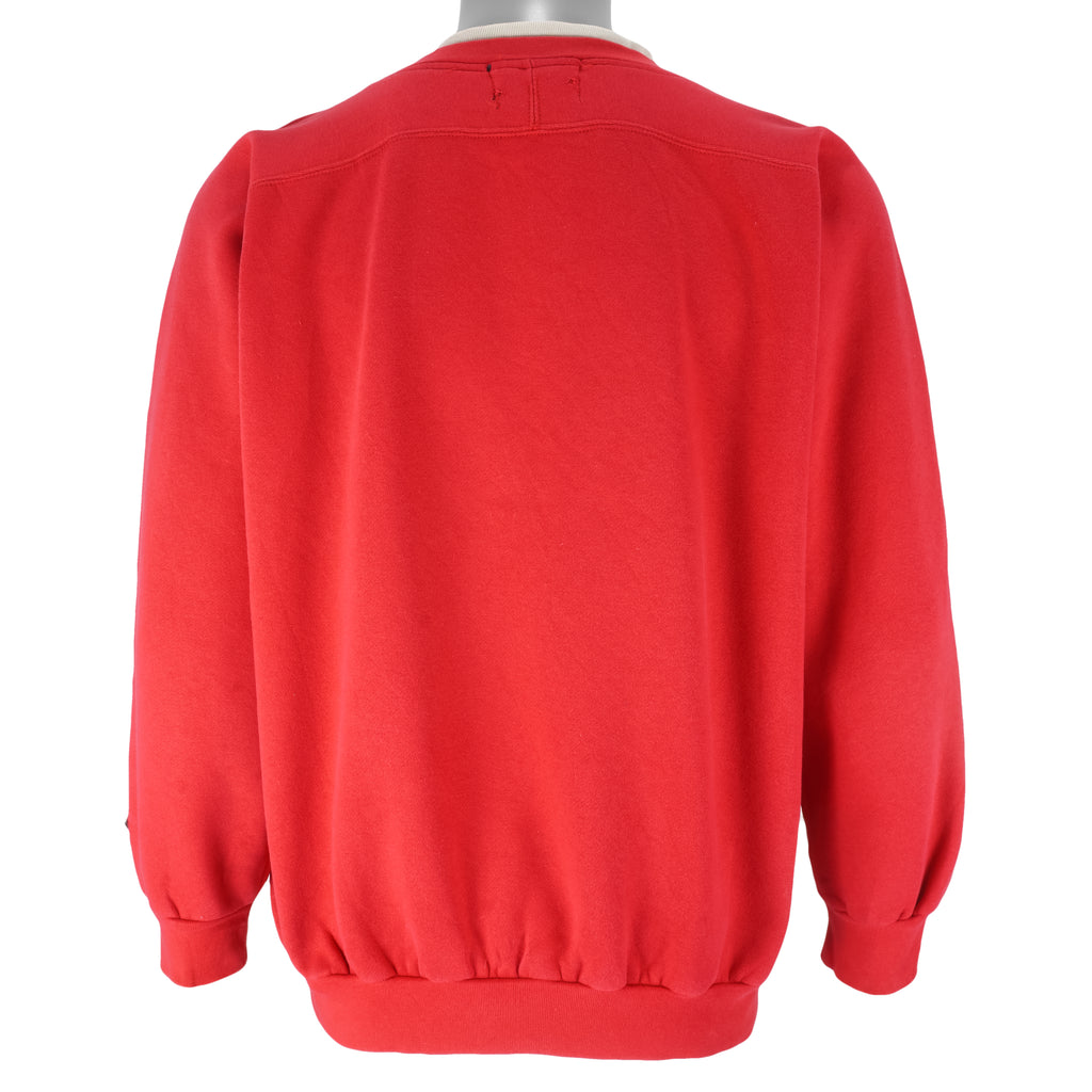 NHL (Athletics Softwear) - Calgary Flames Clarence Campbell Crew Neck Sweatshirt 1990s Large Vintage Retro Hockey