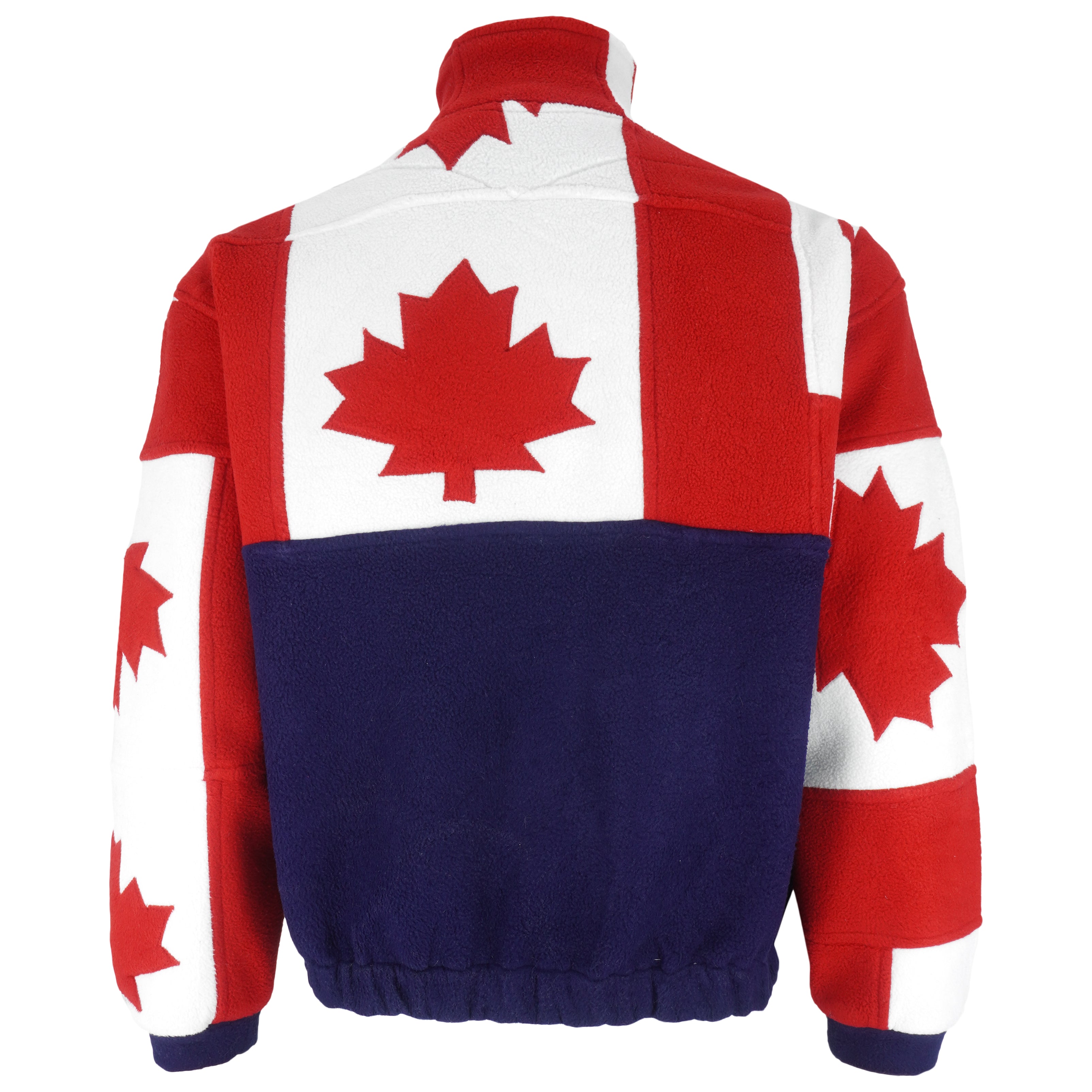 Vintage - Canada Flag Fleece Sweatshirt 1980s Small