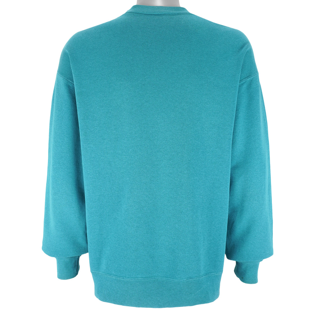 Vintage NBA - Charlotte Hornets Embroidered Crew Neck Sweatshirt 1990s Large