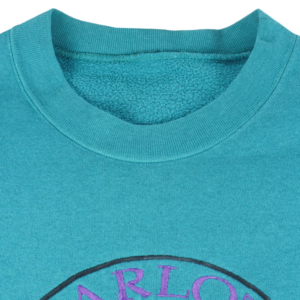 Vintage NBA - Charlotte Hornets Embroidered Crew Neck Sweatshirt 1990s Large