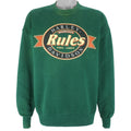 Harley Davidson - Rules Crew Neck Sweatshirt 1992 Large Vintage Retro