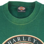 Harley Davidson - Rules Crew Neck Sweatshirt 1992 Large Vintage Retro
