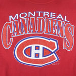 Vintage NHL (Jostens) - Montreal Canadiens Crew Neck Sweatshirt 1991 Medium