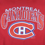 Vintage NHL (Jostens) - Montreal Canadiens Crew Neck Sweatshirt 1991 Medium
