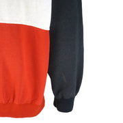 Reebok - Red & White Big Spell-Out Sweatshirt 1990s Large Vintage Retro