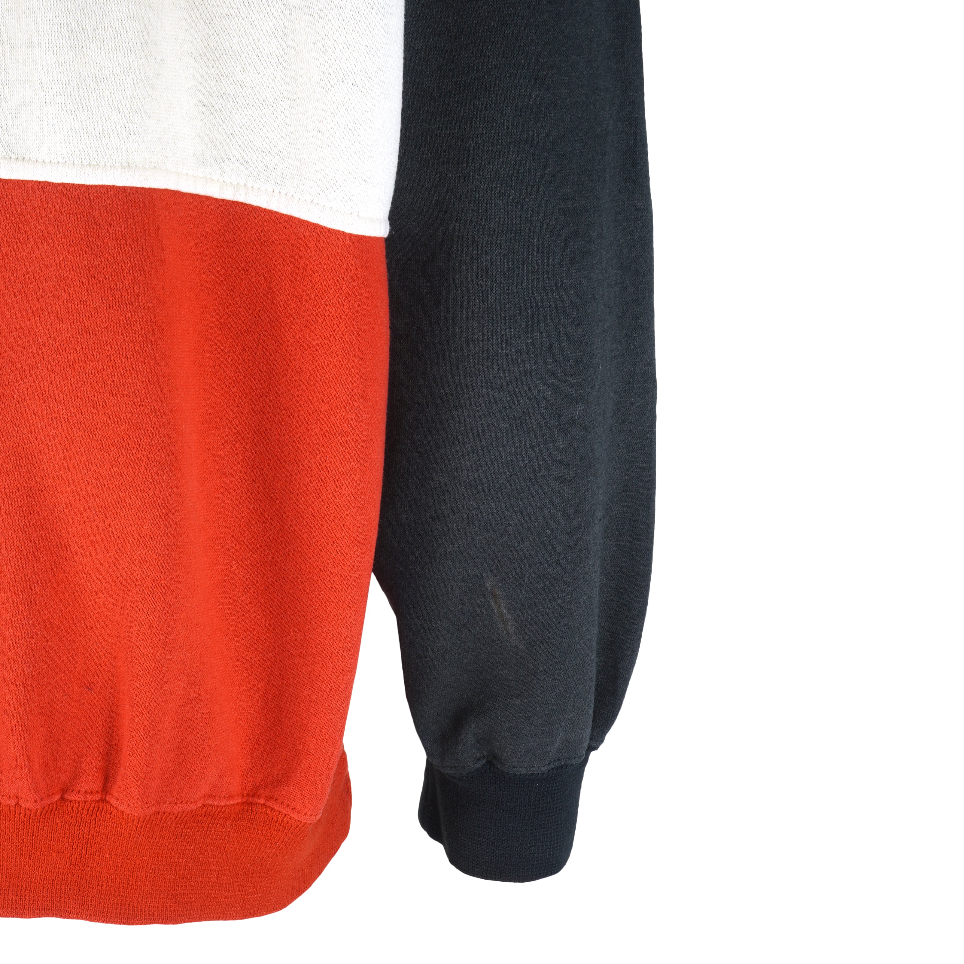 Reebok - Red & White Big Spell-Out Sweatshirt 1990s Large Vintage Retro