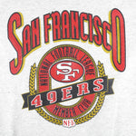NFL (Nutmeg) - San Francisco 49ers Crew Neck Sweatshirt 1990s X-Large Vintage Retro Football