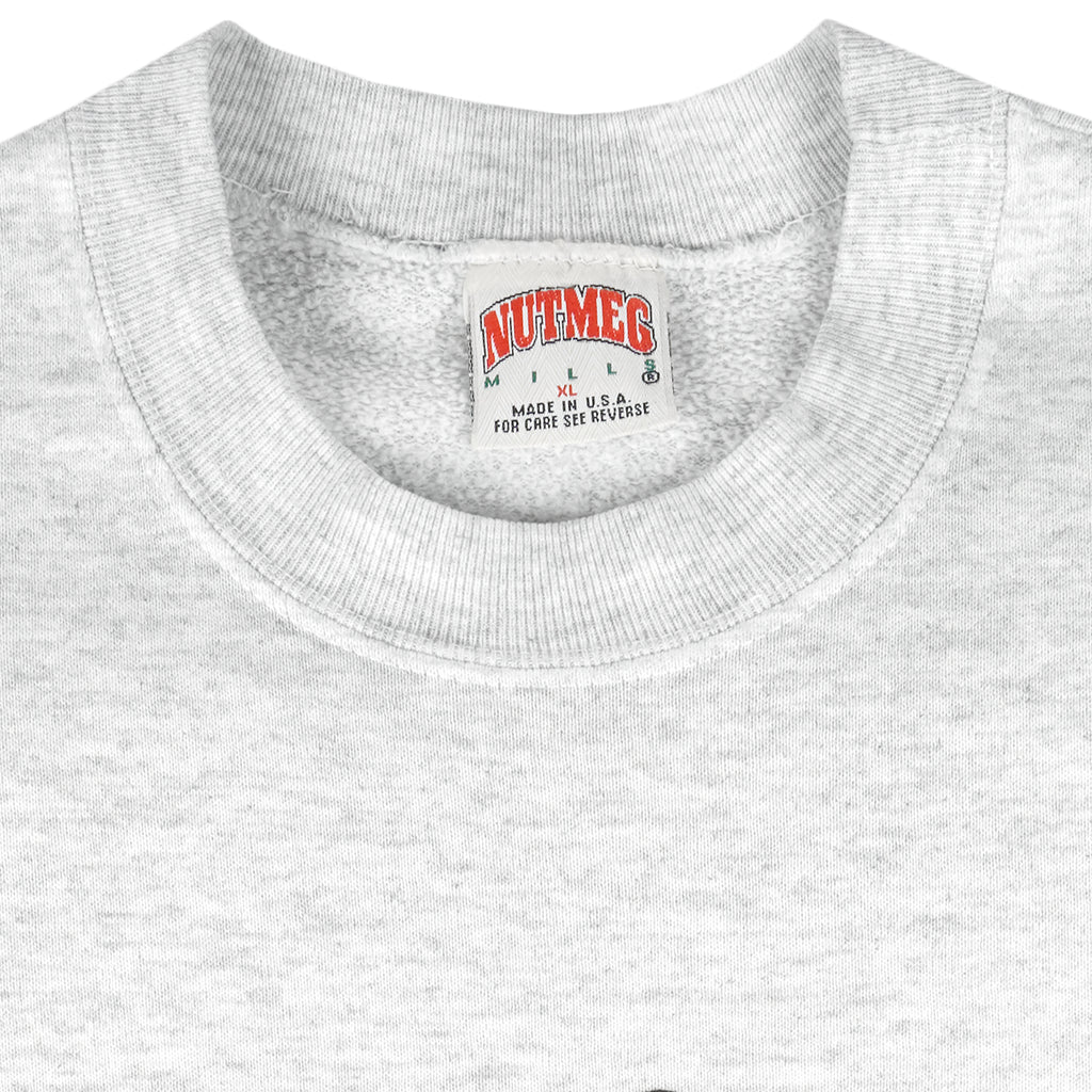 NFL (Nutmeg) - San Francisco 49ers Crew Neck Sweatshirt 1990s X-Large Vintage Retro Football