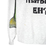 Vintage - That Big Eh? Fish By E.Bremner Crew Neck Sweatshirt 1993 X-Large Vintage Retro