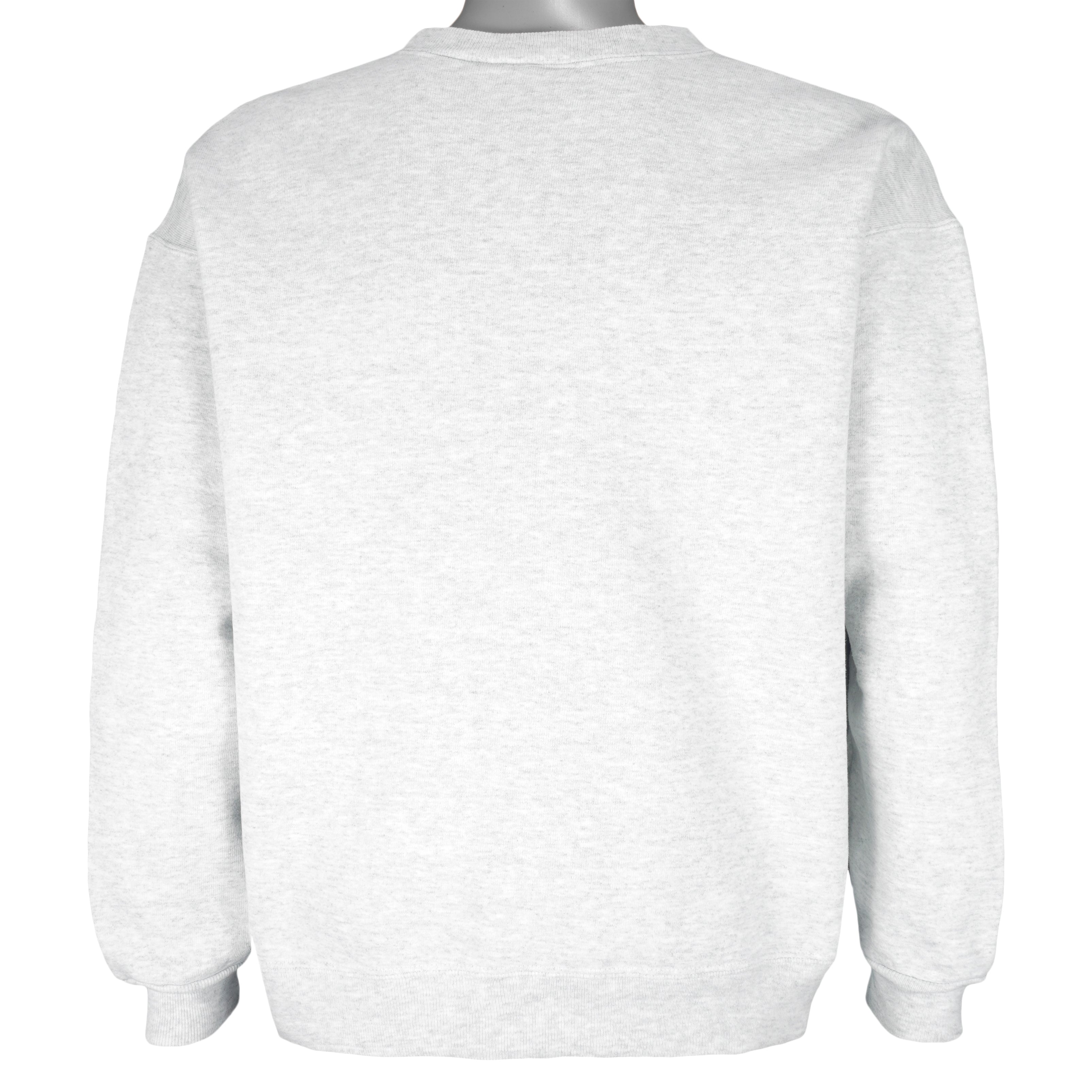 Looney Tunes - Bugs Bunny On The Run! Crew Neck Sweatshirt 1990s Large Vintage Retro
