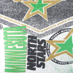 NHL (Magic Johnson T's) - Minnesota North Stars All Over Print T-Shirt 1991 X-Large Vintage Retro Hockey