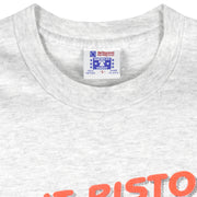 NBA (America's Finest) - Detroit Pistons Hot Stuff World Champions T-Shirt 1990 Large Vintage Retro Basketball