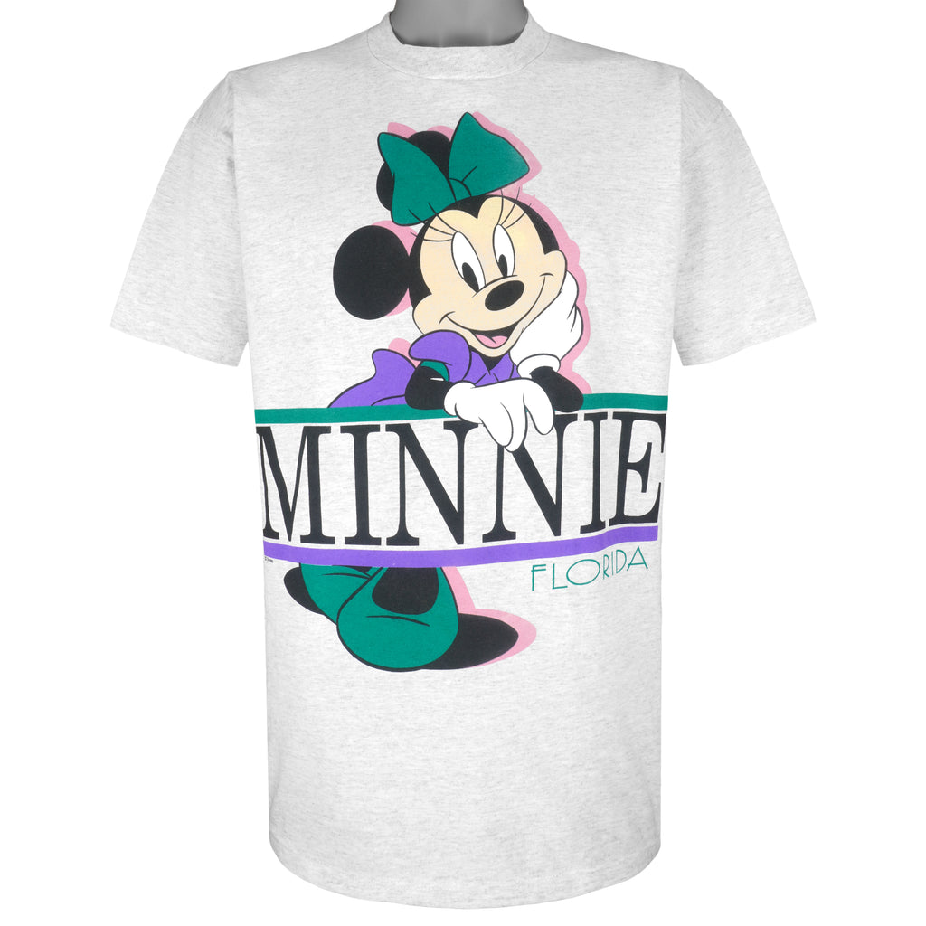 Disney - Minnie Mouse Florida Deadstock T-Shirt 1990s Large Vintage Retro