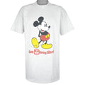 Disney - Mickey Mouse Walt Disney World T-Shirt 1980s X-Large Vintage Retro