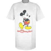 Disney - Mickey Mouse Walt Disney World T-Shirt 1980s X-Large Vintage Retro