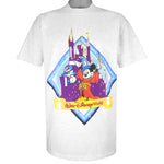 Disney - Walt Disney World Magic Kingdom T-Shirt 1996 Large Vintage Retro
