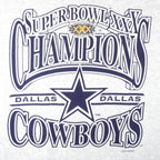 NFL (Logo 7) - Dallas Cowboys Super Bowl Champions T-Shirt 1996 Large Vintage Retro Football
