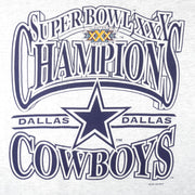 NFL (Logo 7) - Dallas Cowboys Super Bowl Champions T-Shirt 1996 Large Vintage Retro Football