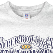 NFL (Logo 7) - Dallas Cowboys Super Bowl Champions T-Shirt 1996 Large Vintage Retro Football