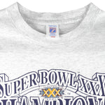 NFL (Logo 7) - Dallas Cowboys Super Bowl Champions T-Shirt 1996 Large Vintage Retro Football