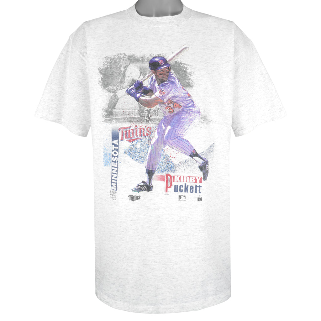 Vintage MLB (Oneita) - Minnesota Twins Kirby Puckett T-Shirt 1992 X-Large