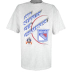 NHL (Official Fan) - New York Rangers Stanley Cup Champions T-Shirt 1994 X-Large Vintage Retro Hockey