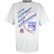 NHL (Official Fan) - New York Rangers Stanley Cup Champions T-Shirt 1994 X-Large Vintage Retro Hockey
