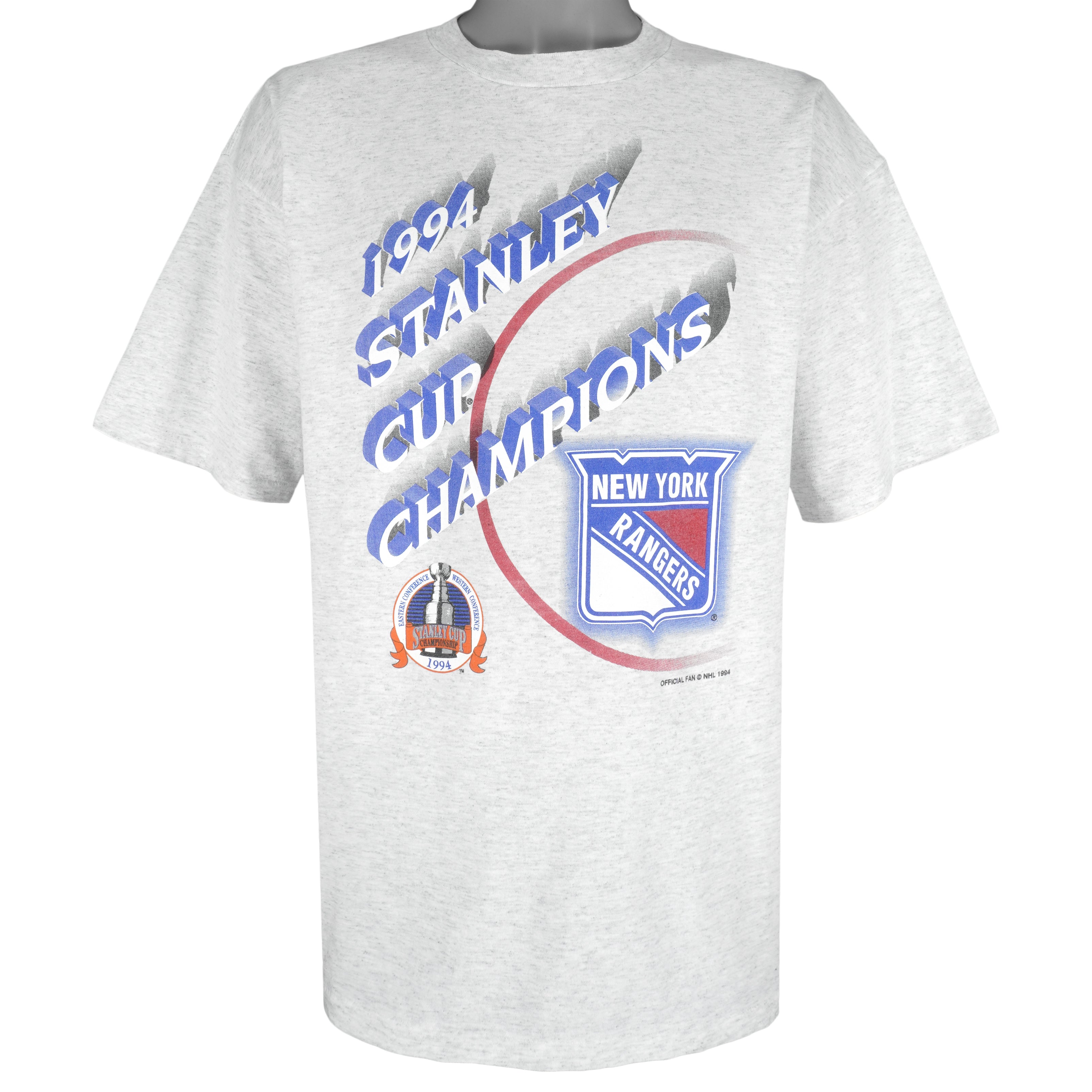 NHL (Official Fan) - New York Rangers Stanley Cup Champions T-Shirt 1994 X-Large Vintage Retro Hockey