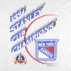 NHL (Official Fan) - New York Rangers Stanley Cup Champions T-Shirt 1994 X-Large Vintage Retro Hockey
