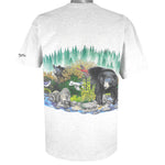 Vintage (Habitat) - Washington Wildlife Single Stitch T-Shirt 1990s Large Vintage Retro