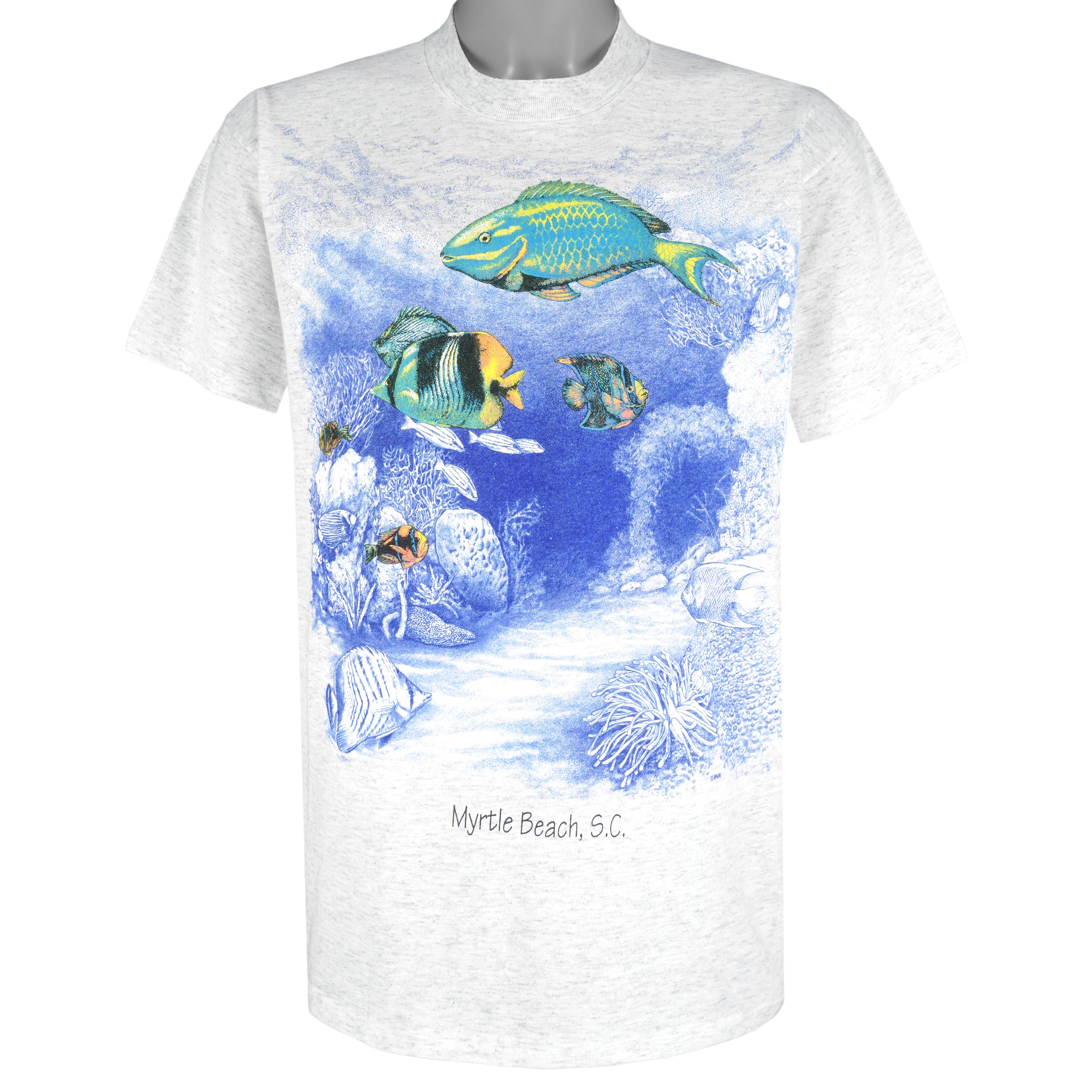 Vintage (Oneita) -  Myrtle Beach, SC Ocean Life T-Shirt 1990s Large Vintage Retro